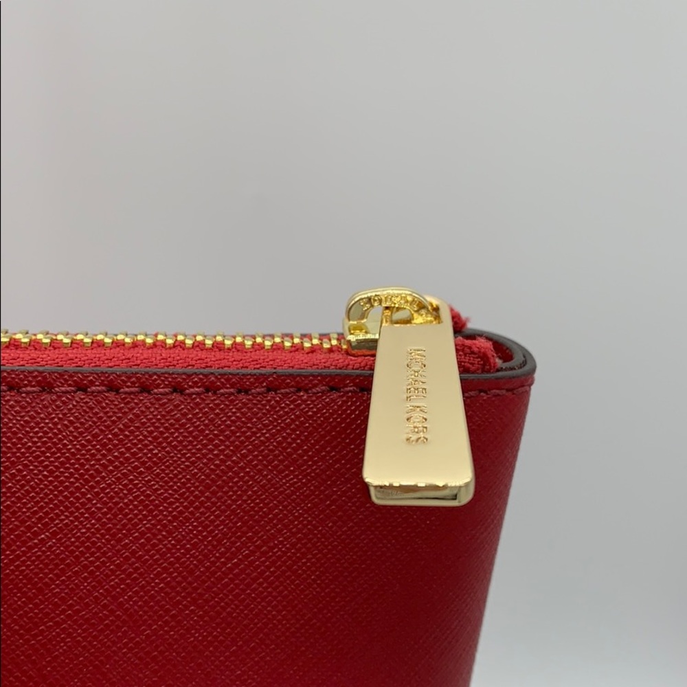 MICHAEL KORS CIARA LG TZ TOTE SCARLET 35T8GC6T9L - Picture 8 of 16